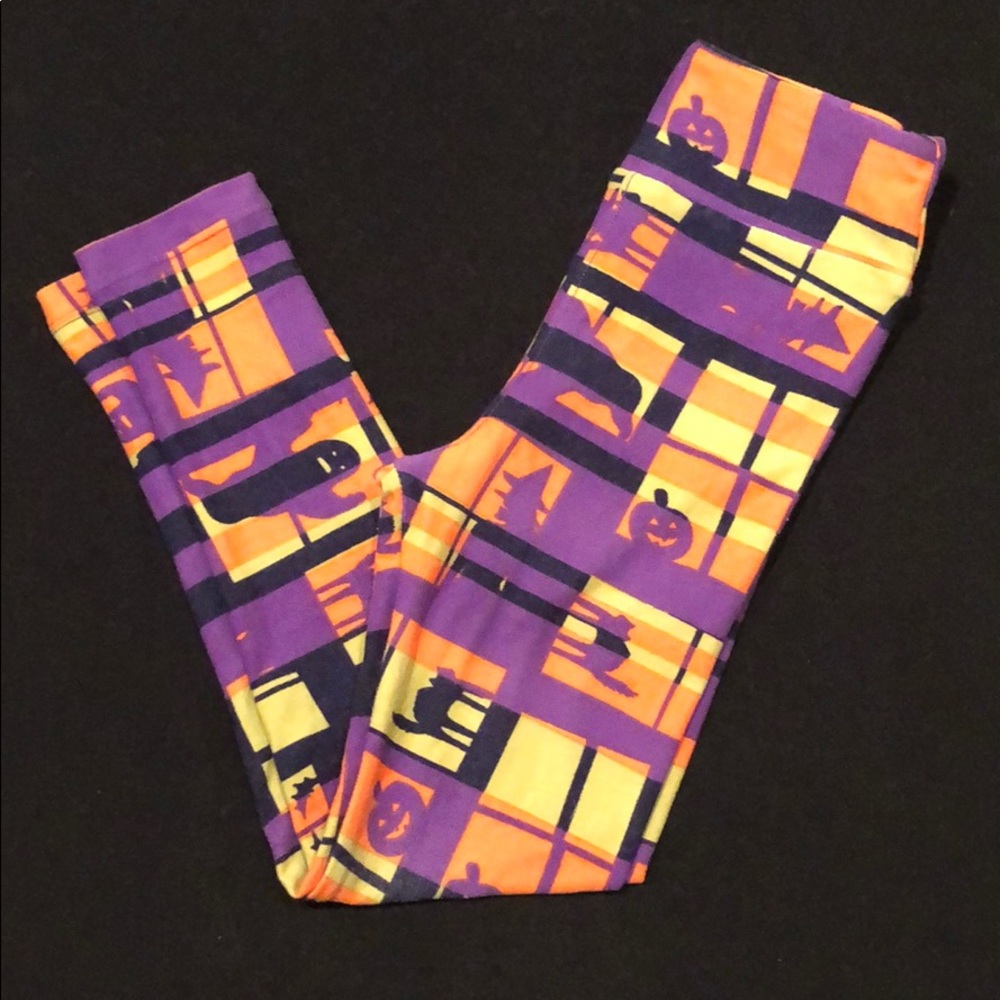 LuLaRoe kids Halloween leggings s/m